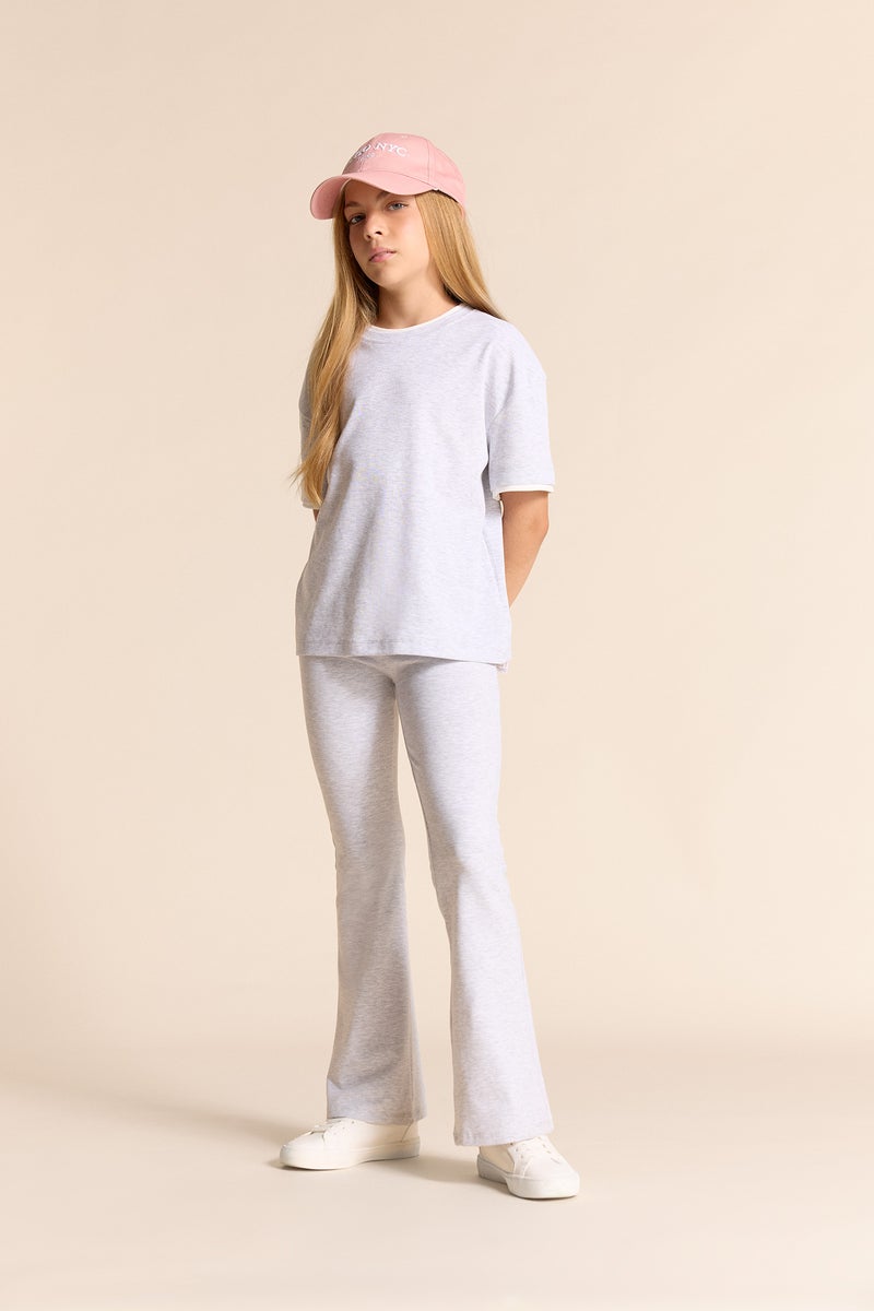DeFacto Grey Girl Girl Flare Leggings Casual - Image 1